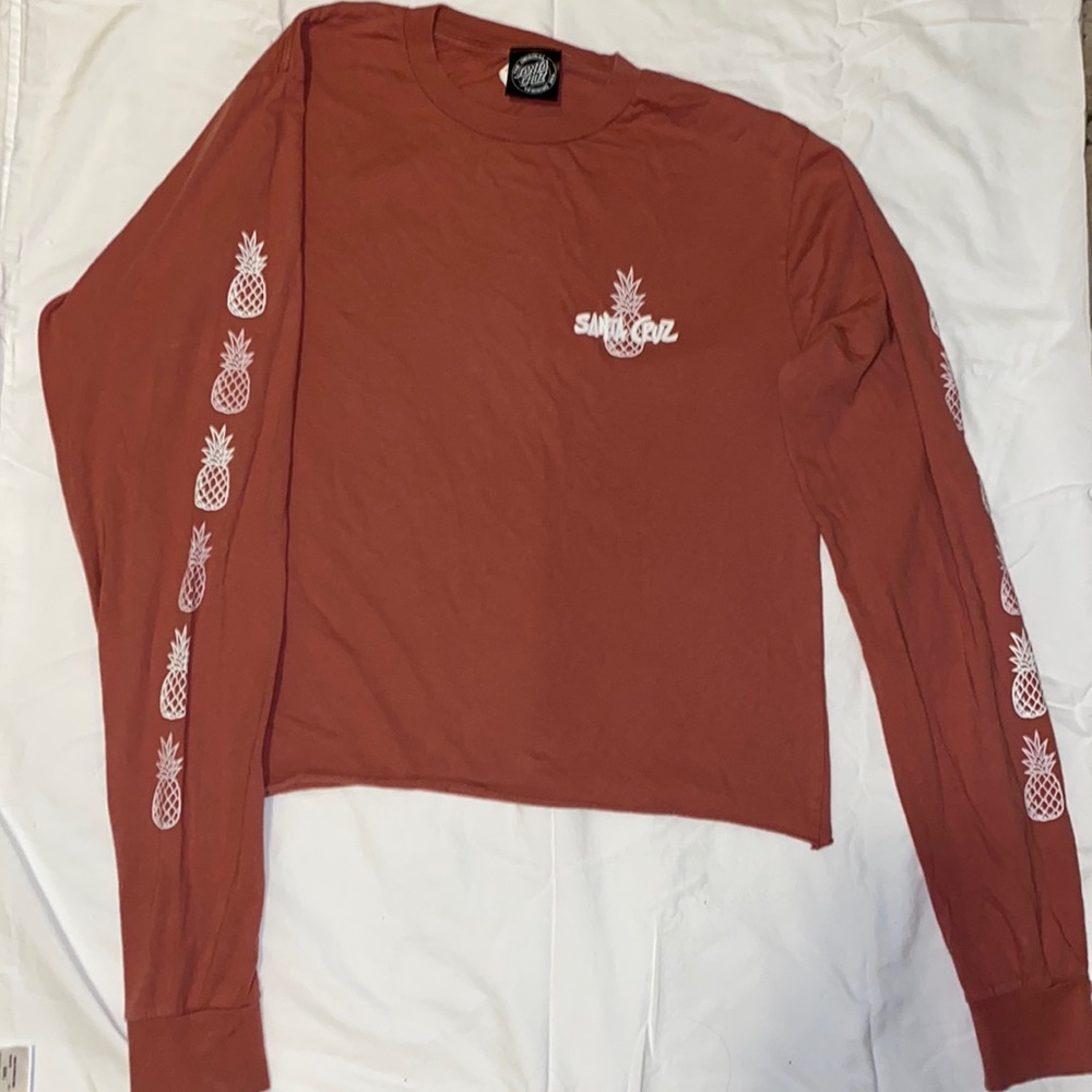 Coral color, santa cruz, pineapple, cropped